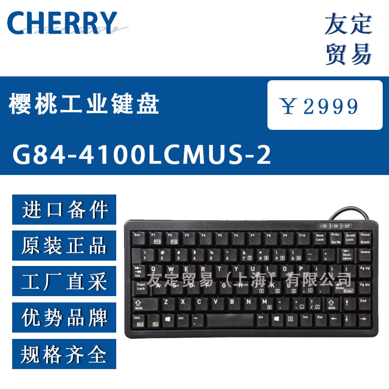 德國(guó)CHERRY  G84-4100LCMUS-2櫻桃工業(yè)鍵盤(pán)